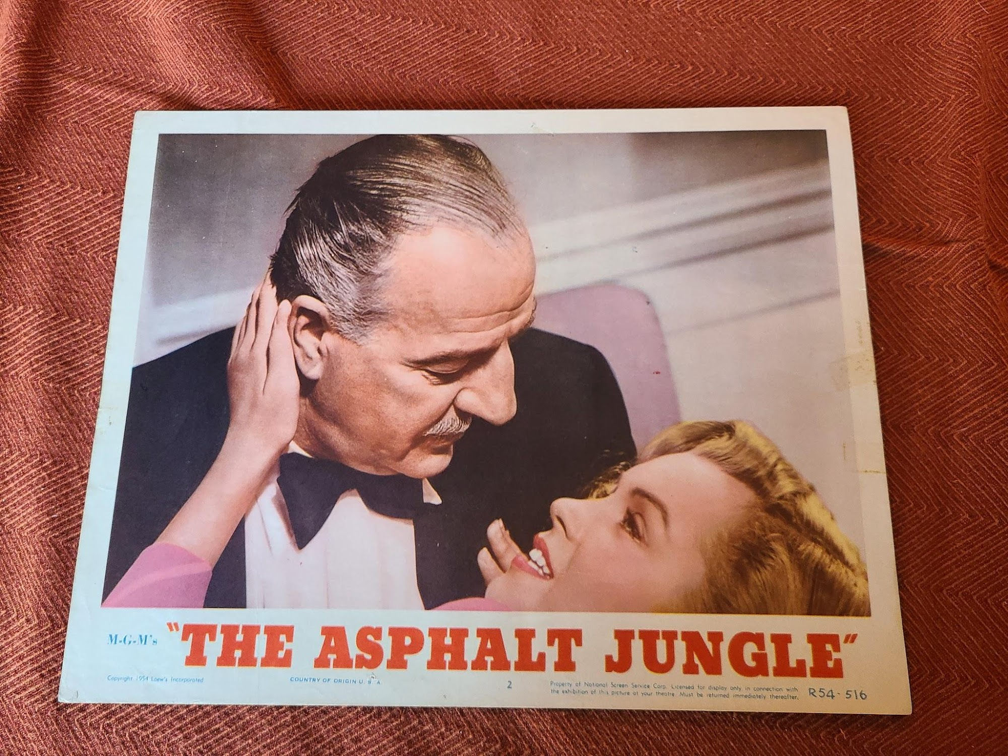 The Asphalt Jungle 1950 General Lobby Cards