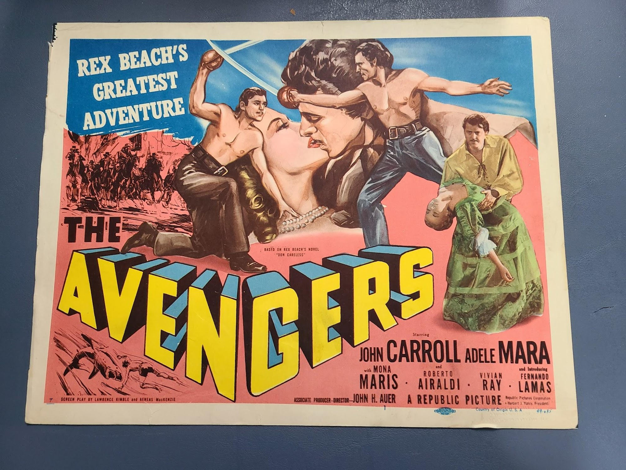 The Avengers 1950 Title Cards
