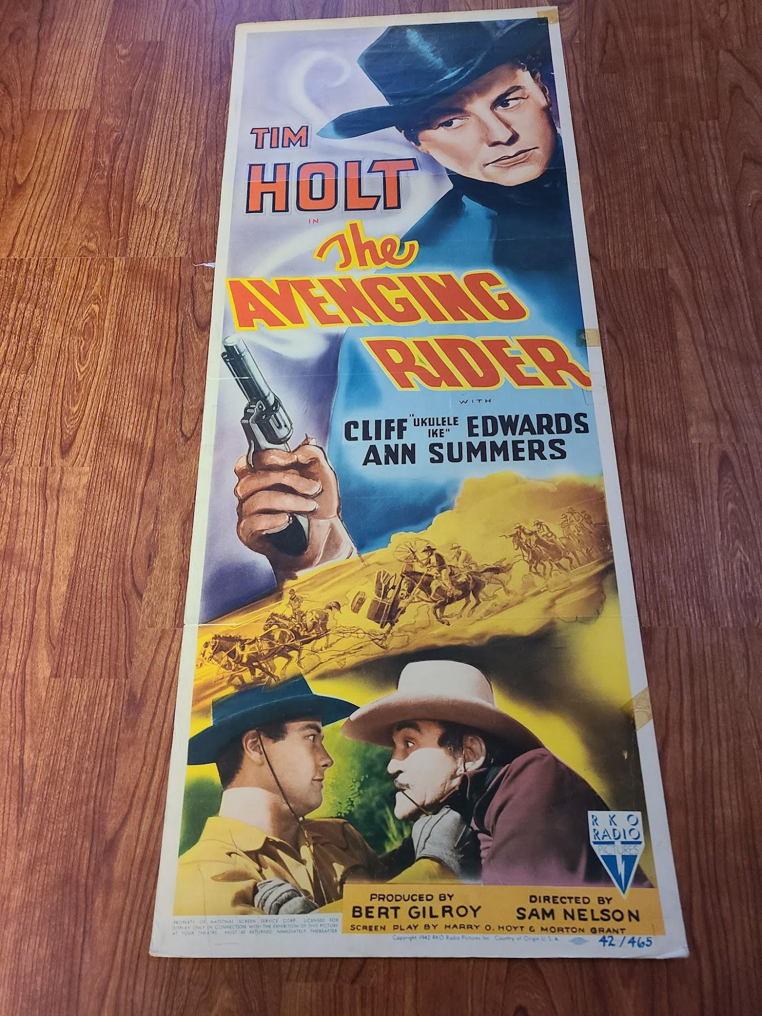 The Avenging Rider 1942 Inserts