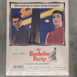 The Bachelor Party 1957 Window Cards