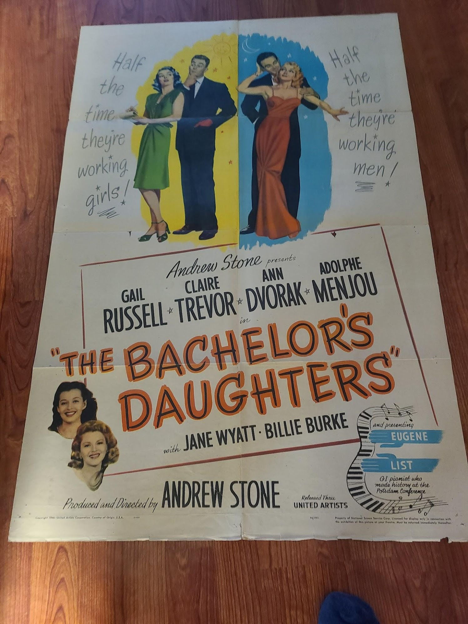 The Bachelor's Daughters 1946 1 Sheets/US