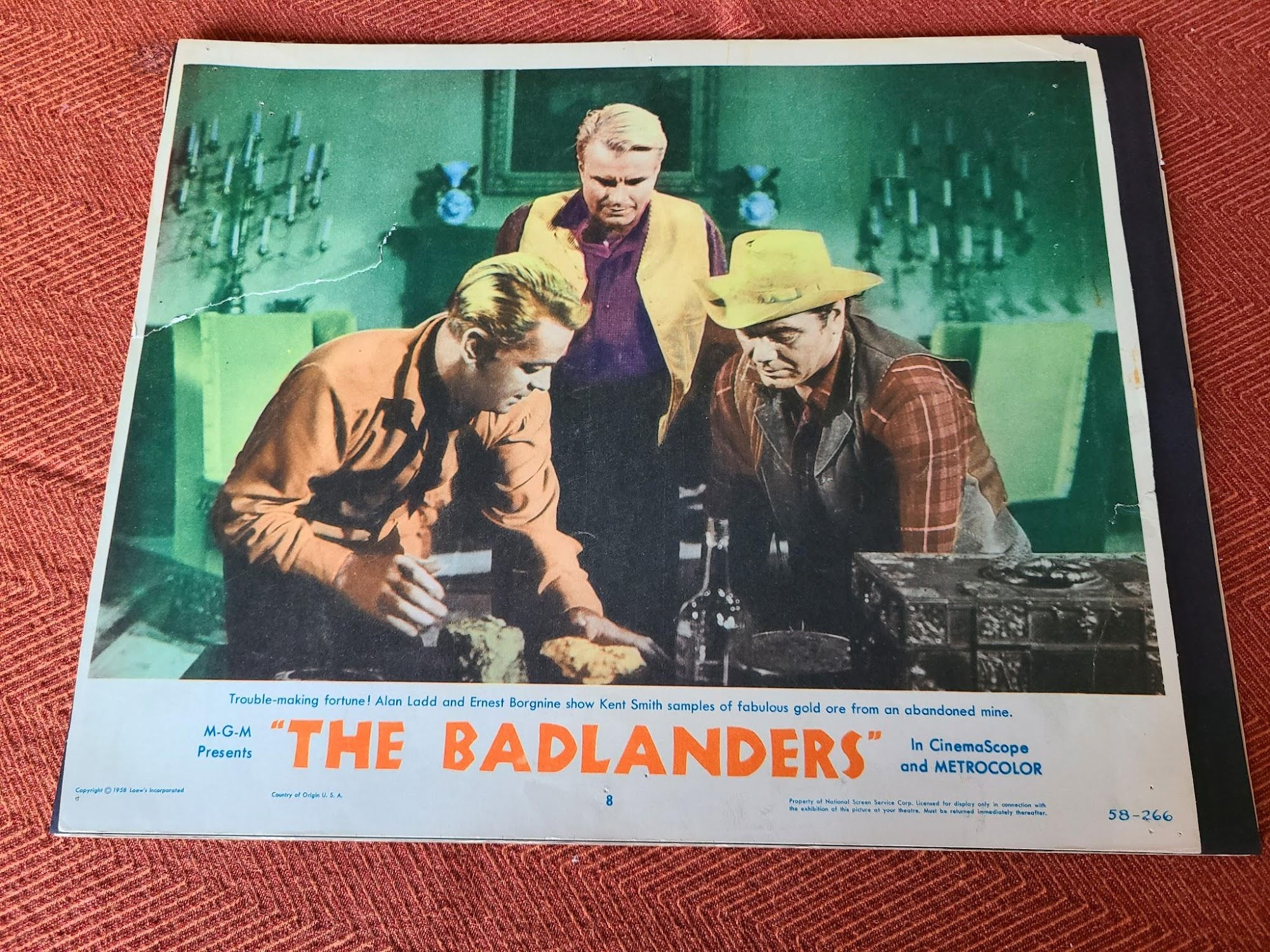 The Badlanders 1958 Western Lobby Cards