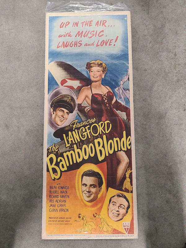 The Bamboo Blonde 1946 Inserts