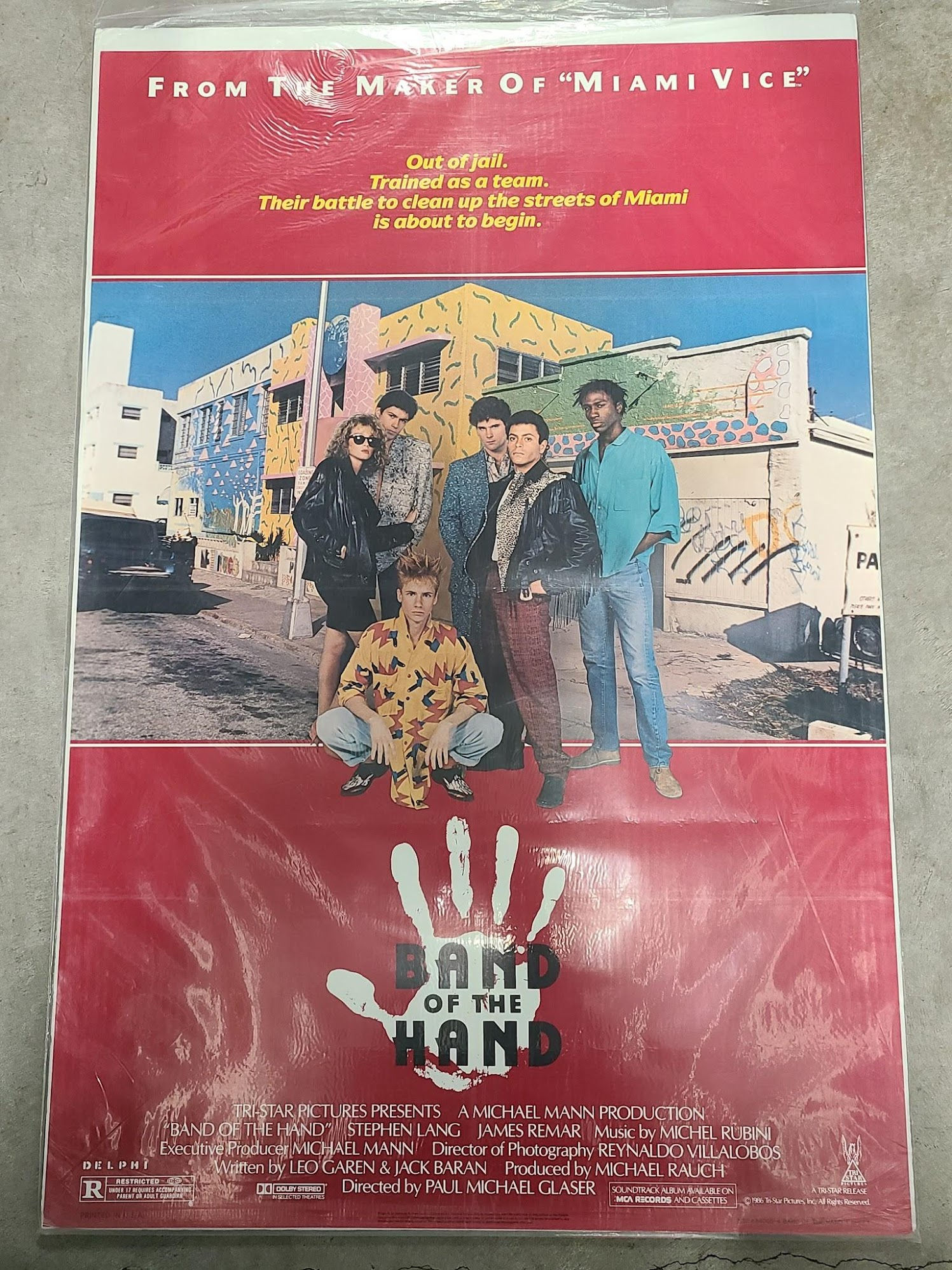 The Band Of The Hand 1986 1 Sheets/US