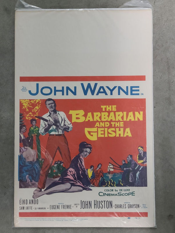 The Barbarian And The Geisha 1958 Window Cards