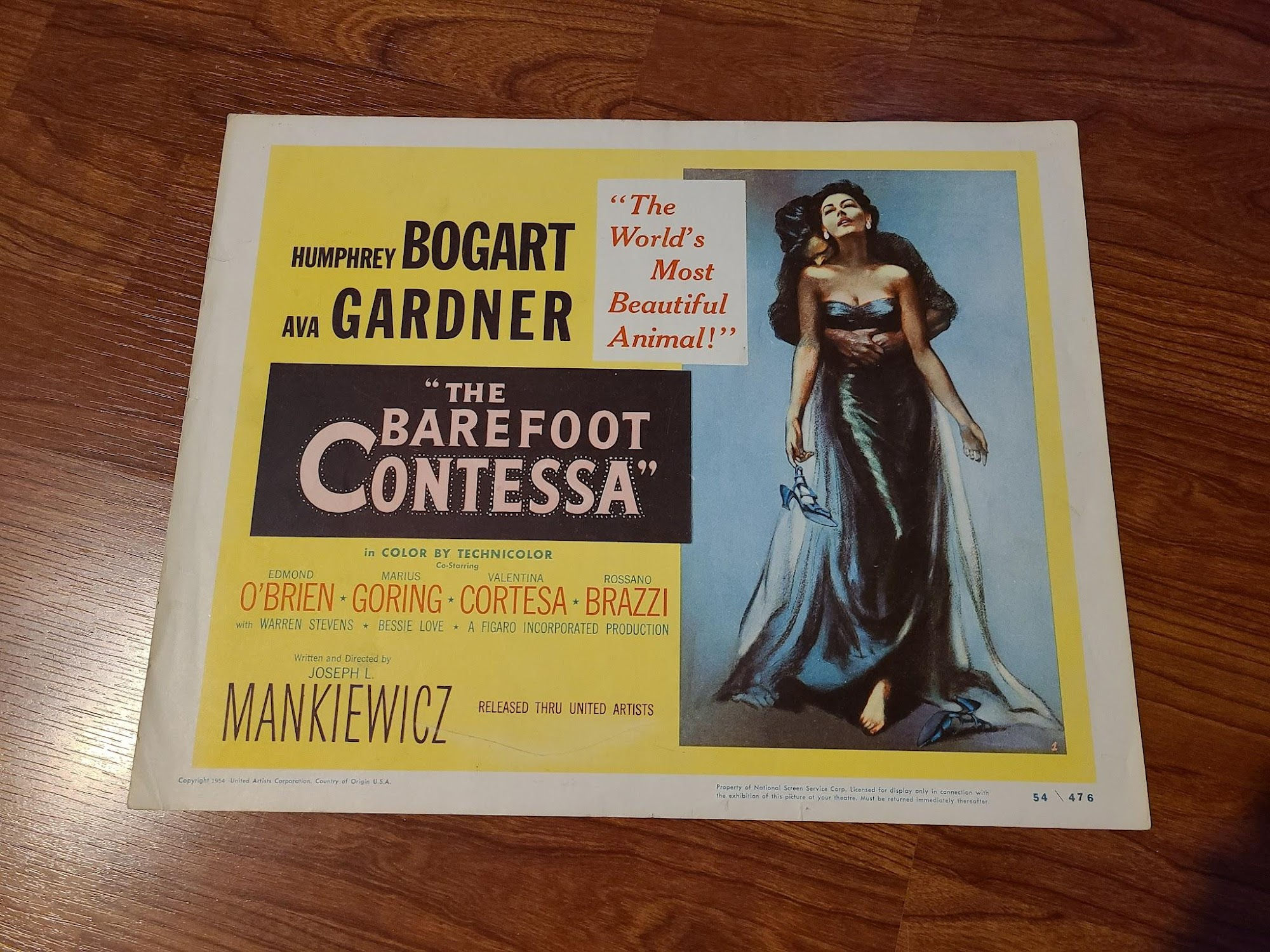 The Barefoot Contessa 1954 Title Cards