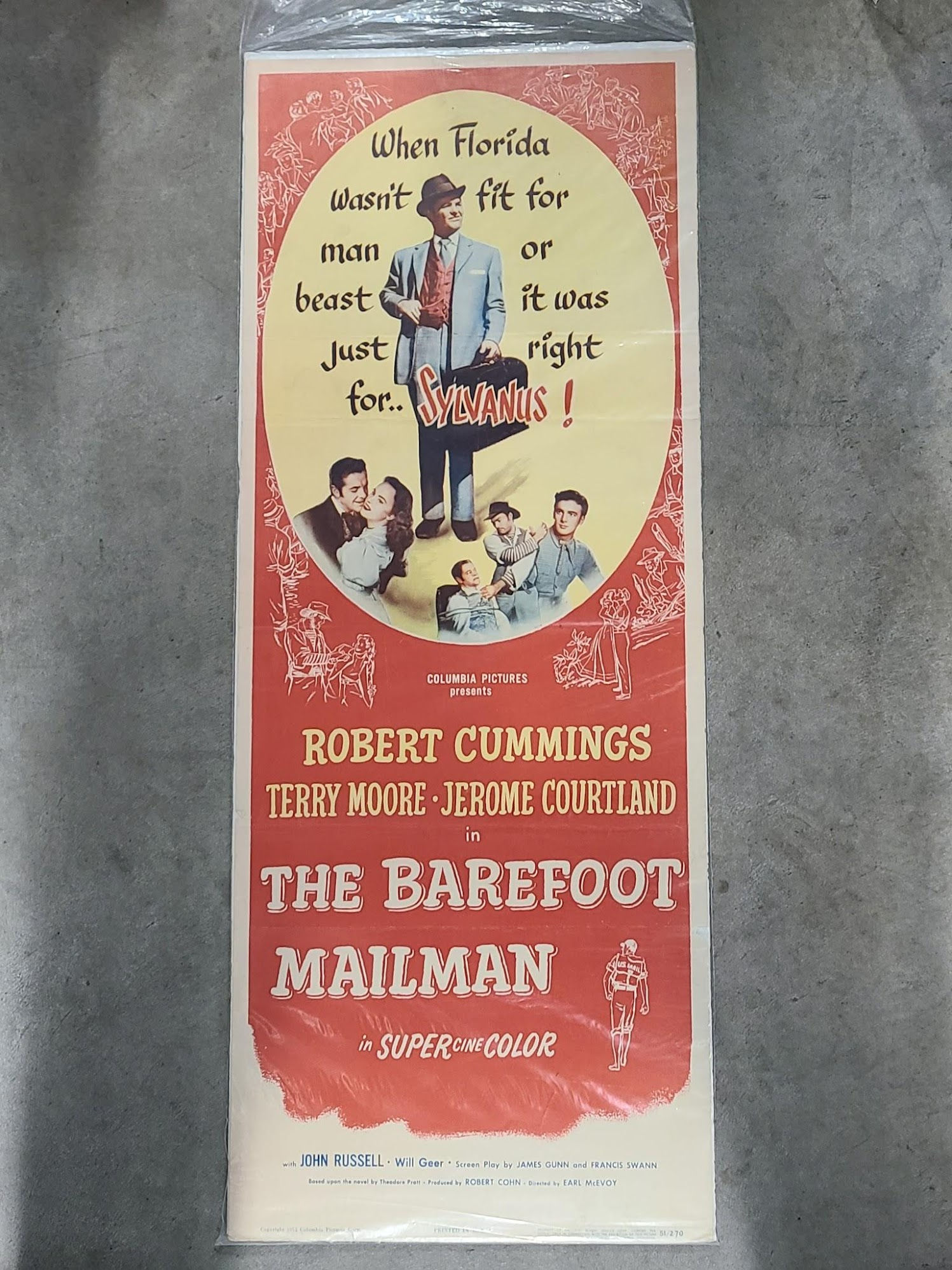 The Barefoot Mailman 1951 Inserts