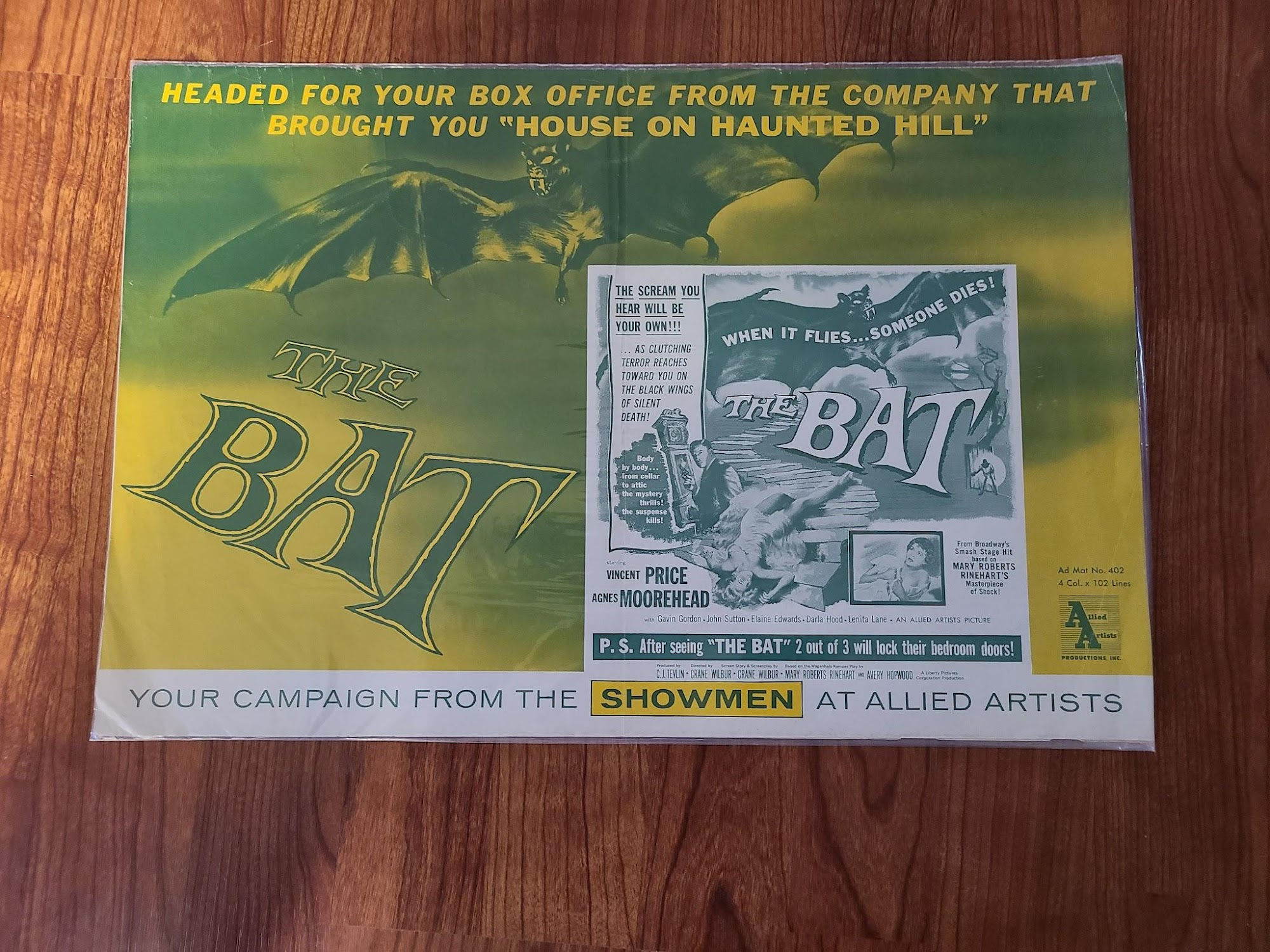 The Bat 1959 Press Books