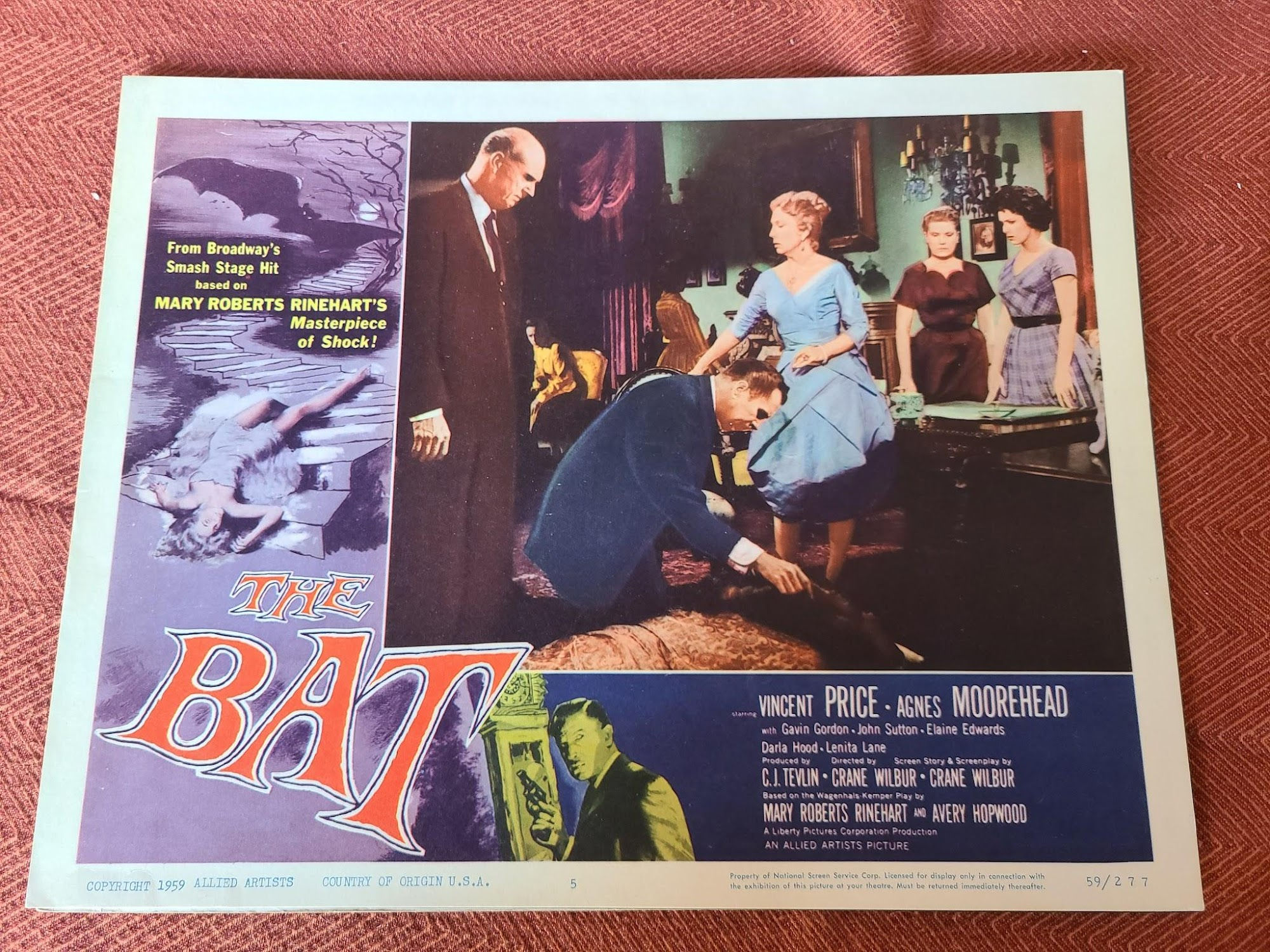 The Bat 1959 Scifi/Horror