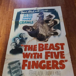 The Beast with Five Fingers 1946 1 Sheets/US