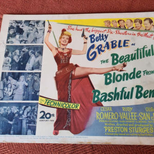 The Beautiful Blonde / Bashful Bend 1949 Western Lobby Cards