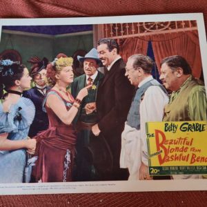 The Beautiful Blonde/Bashful Bend 1949 Western Lobby Cards