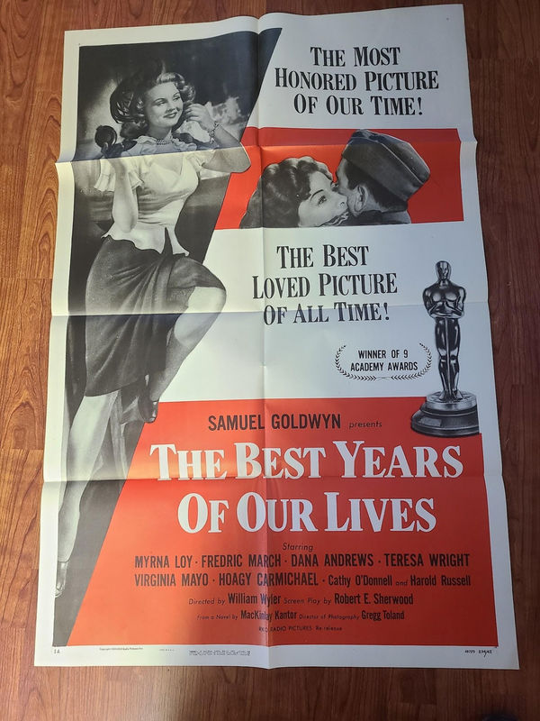 The Best Years Of Our Lives 1946 1 Sheets/US