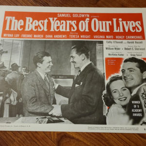 The Best Years Of Our Lives 1946 Military/Aviation Lobby Cards