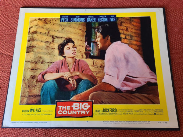 The Big Country 1958 Western Lobby Cards