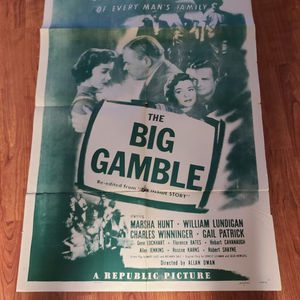 The Big Gamble 1948 1 Sheets/US