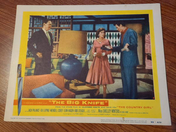 The Big Knife 1955 General Lobby Cards