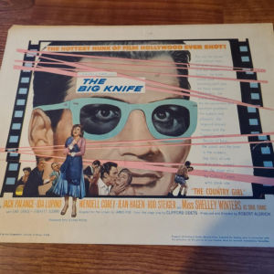 The Big Knife 1955 Title Cards