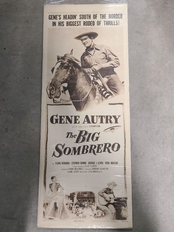 The Big Sombrero 1949 Inserts