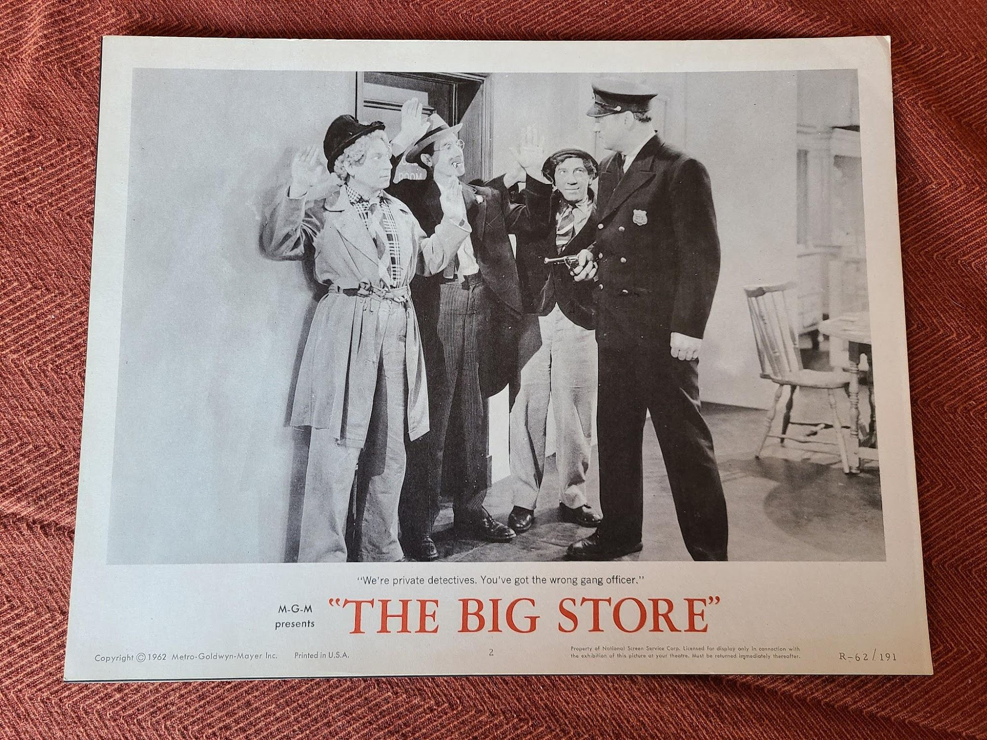 The Big Store 1940 General Lobby Cards