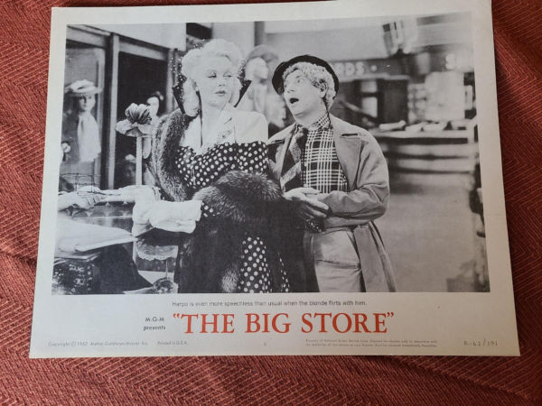 The Big Store 1941 General Lobby Cards