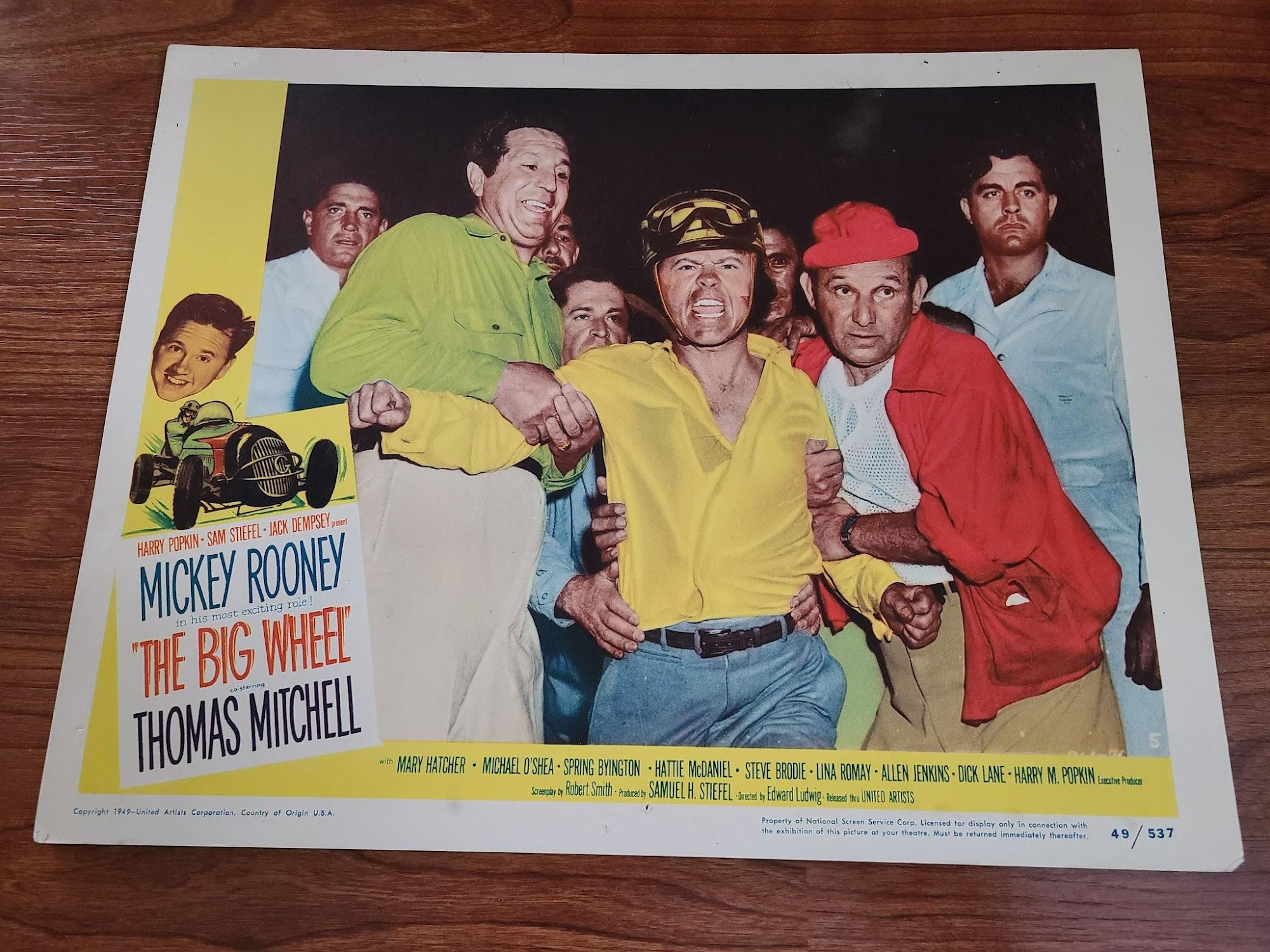 The Big Wheel 1949 General Lobby Cards