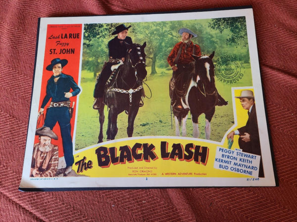 The Black Lash 1951 Western Lobby Cards