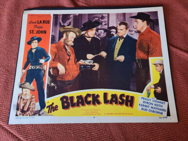 The Black Lash 1951 Western Lobby Cards