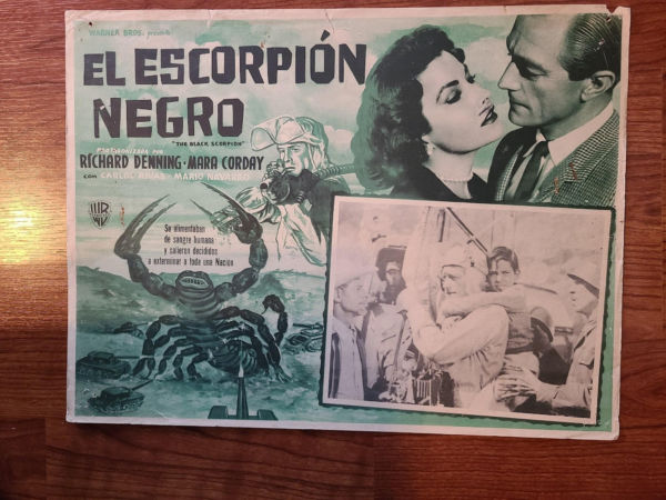 The Black Scorpion 1957 Mexican Lobby Cards