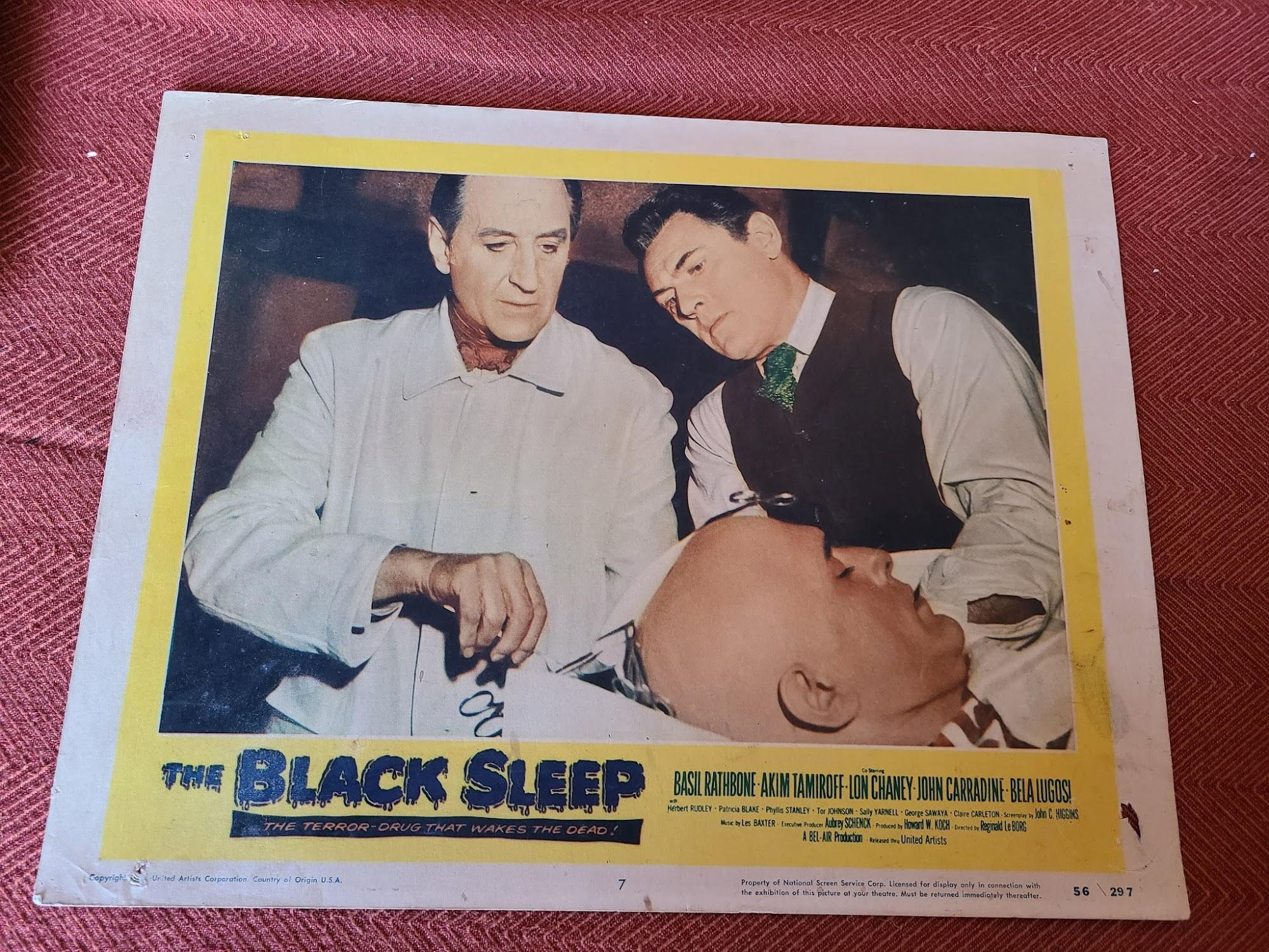 The Black Sleep 1956 Scifi/Horror