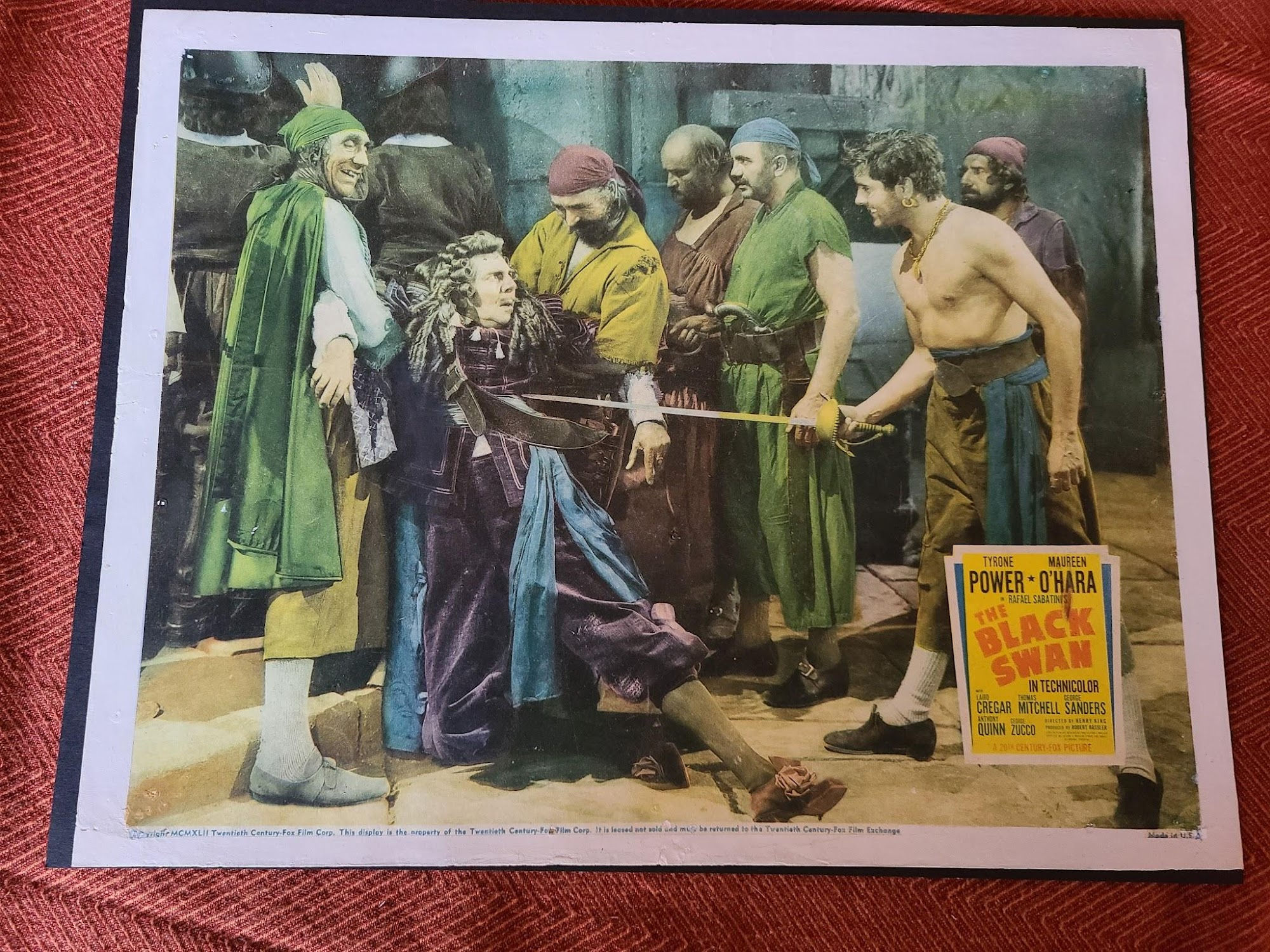 The Black Swan 1942 General Lobby Cards