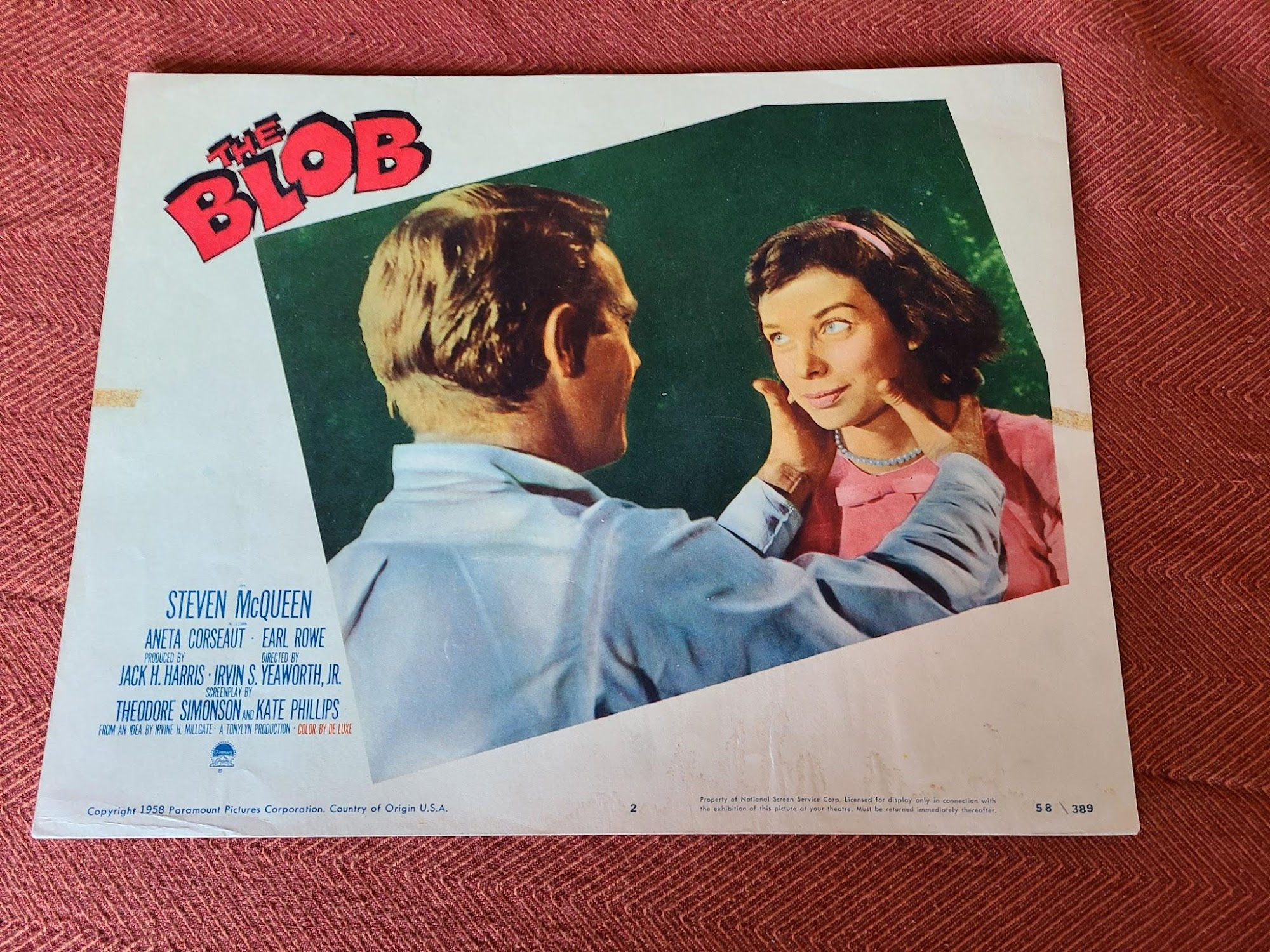 The Blob 1958 Scifi/Horror