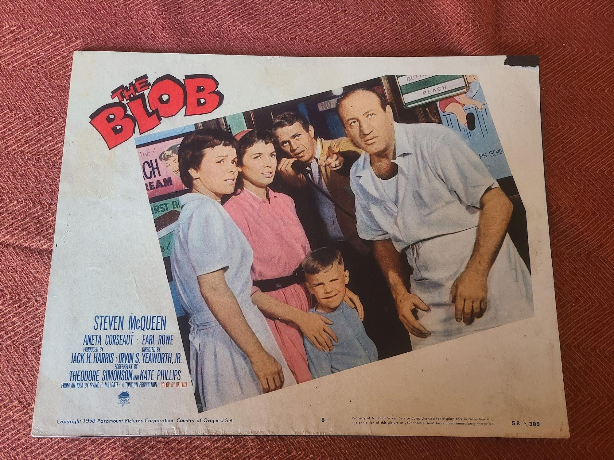 The Blob 1958 Scifi/Horror