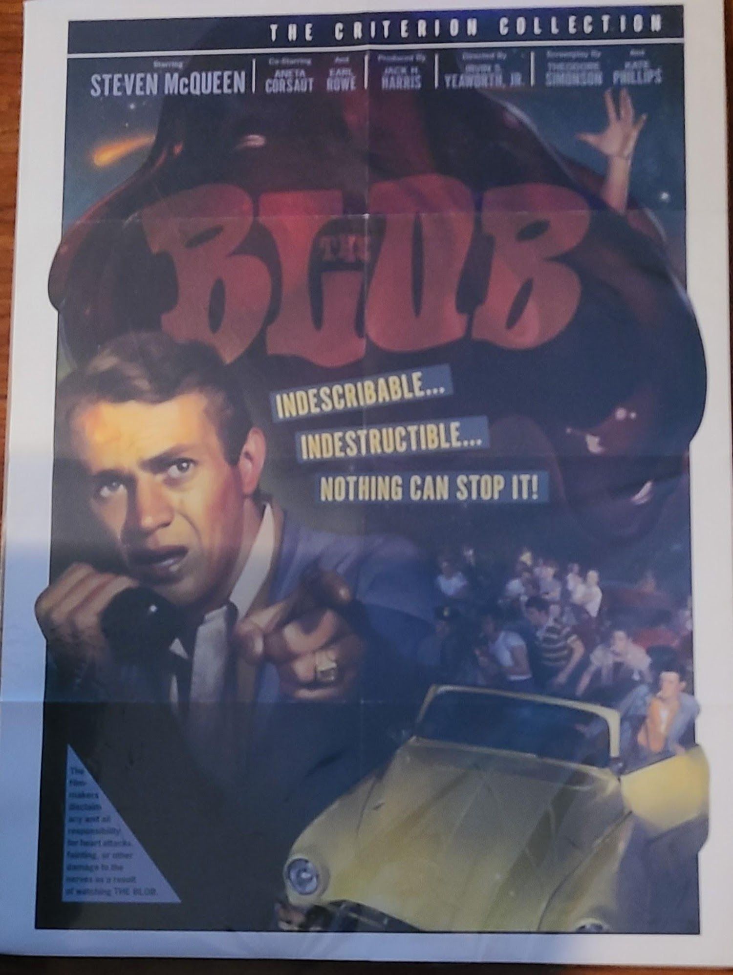 The Blob 1958 Window Cards