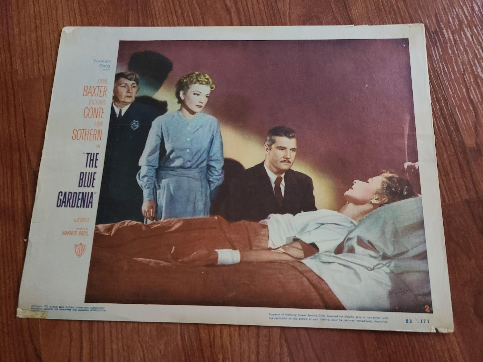The Blue Gardenia 1953 General Lobby Cards