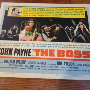 The Boss 1956 Title Cards