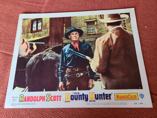 The Bounty Hunter 1954 Western Lobby Cards