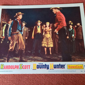 The Bounty Hunter 1954 Western Lobby Cards