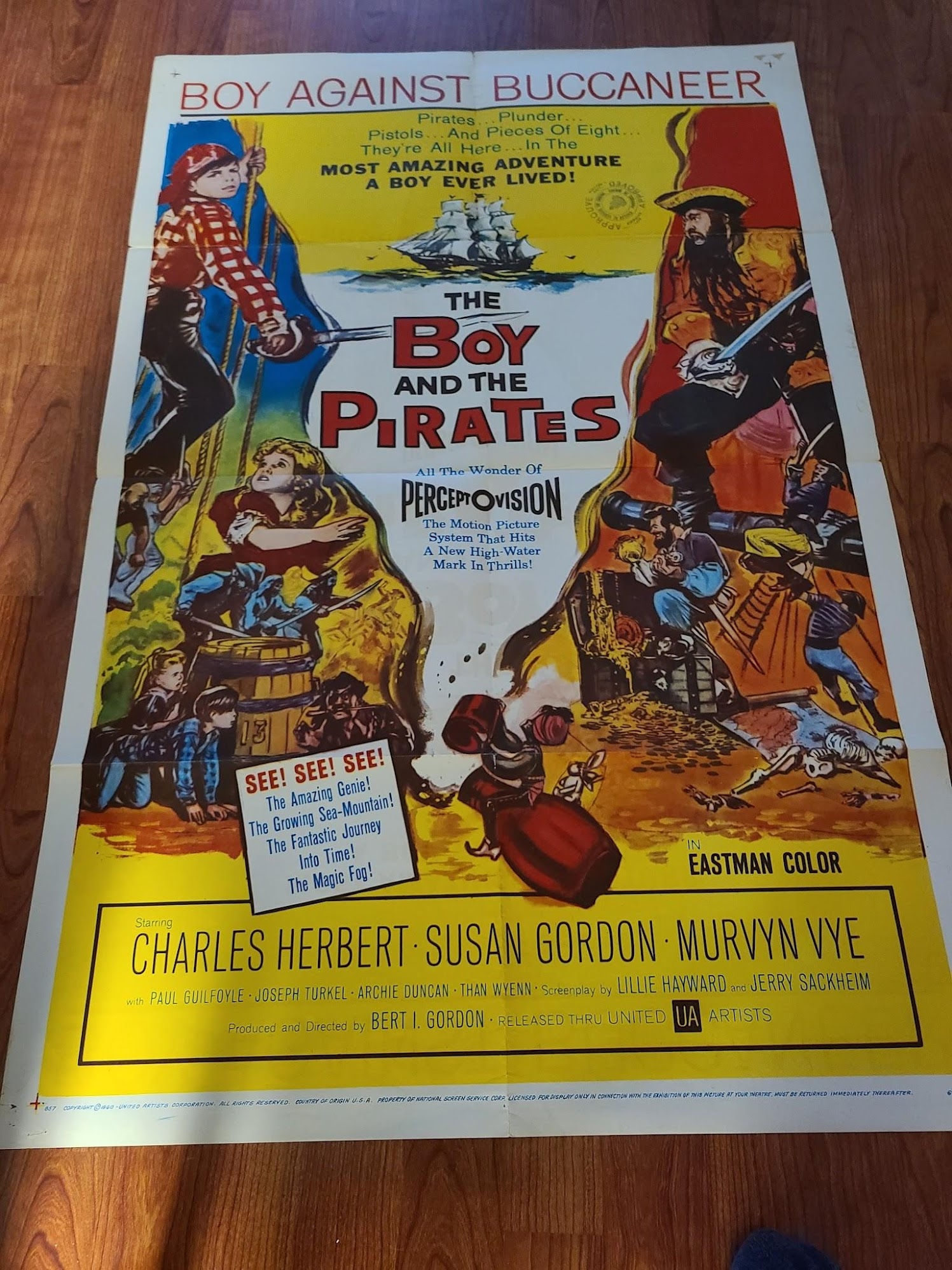 The Boy and the Pirates 1960 1 Sheets/US