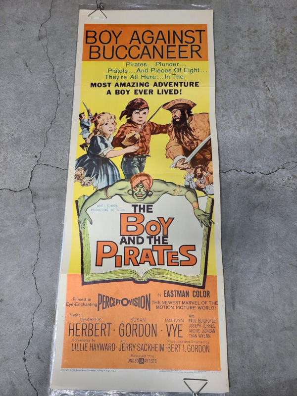 The Boy and The Pirates 1960 Inserts