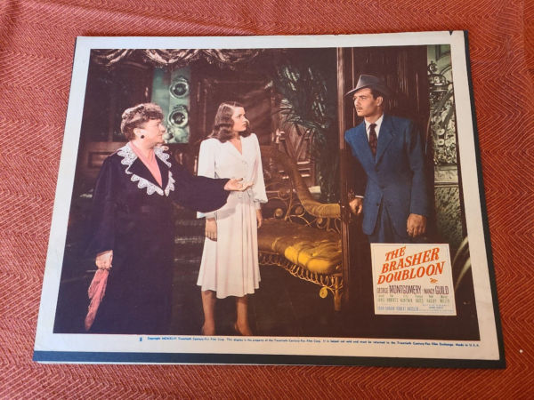 The Brasher Doubloon 1947 General Lobby Cards