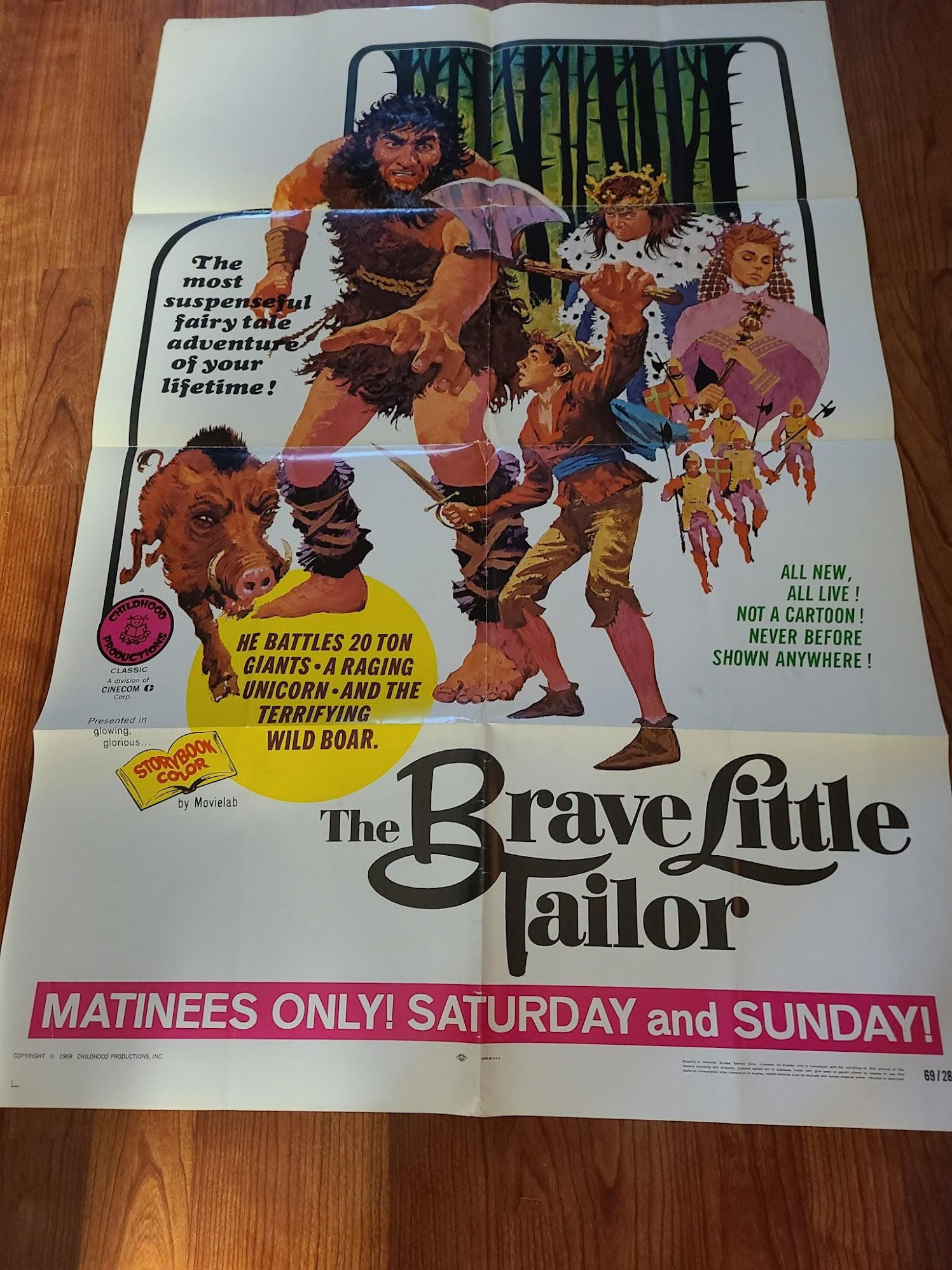 The Brave Little Tailor 1969 1 Sheets/US