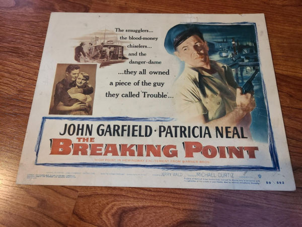 The Breaking Point 1950 Title Cards