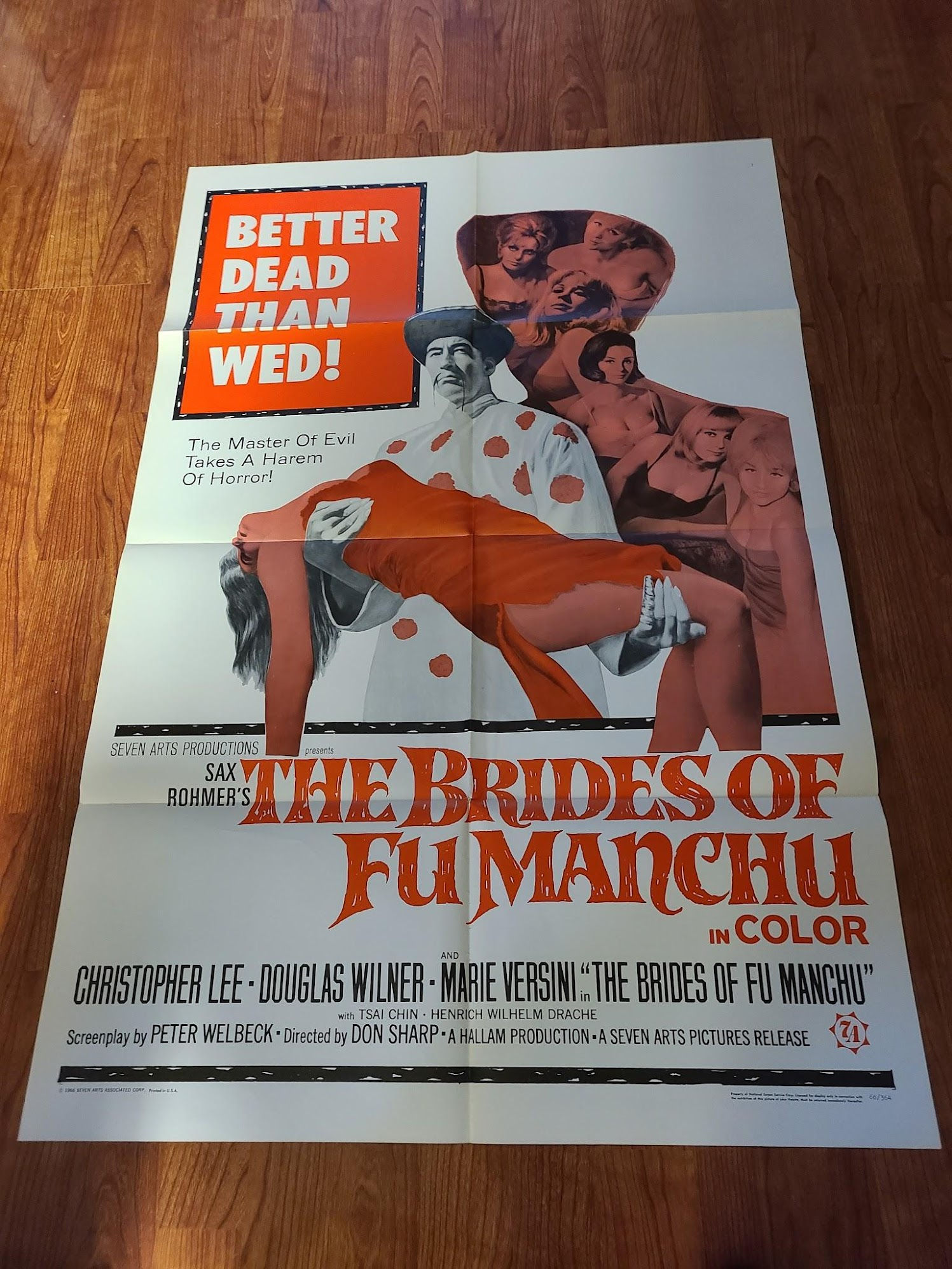The Brides Of Fu Manchu 1966 1 Sheets/US