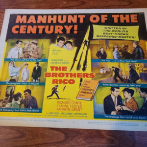 The Brothers Rico 1957 Title Cards