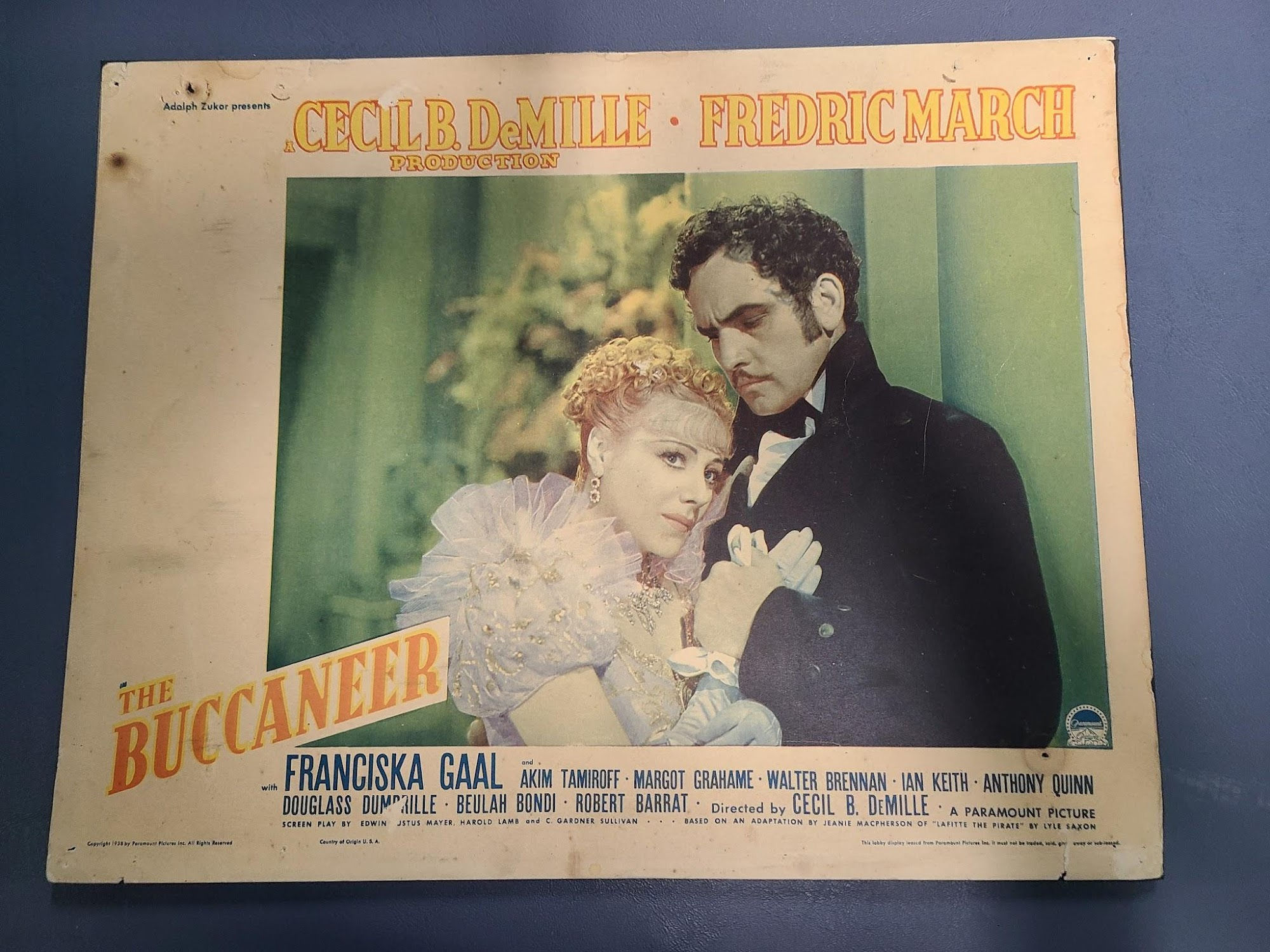 The Buccaneer 1938 General Lobby Cards