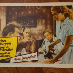 The Burglar 1957 General Lobby Cards