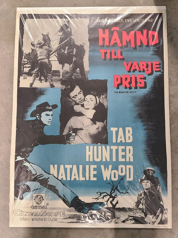 The Burning Hills 1956 1 Sheets/US