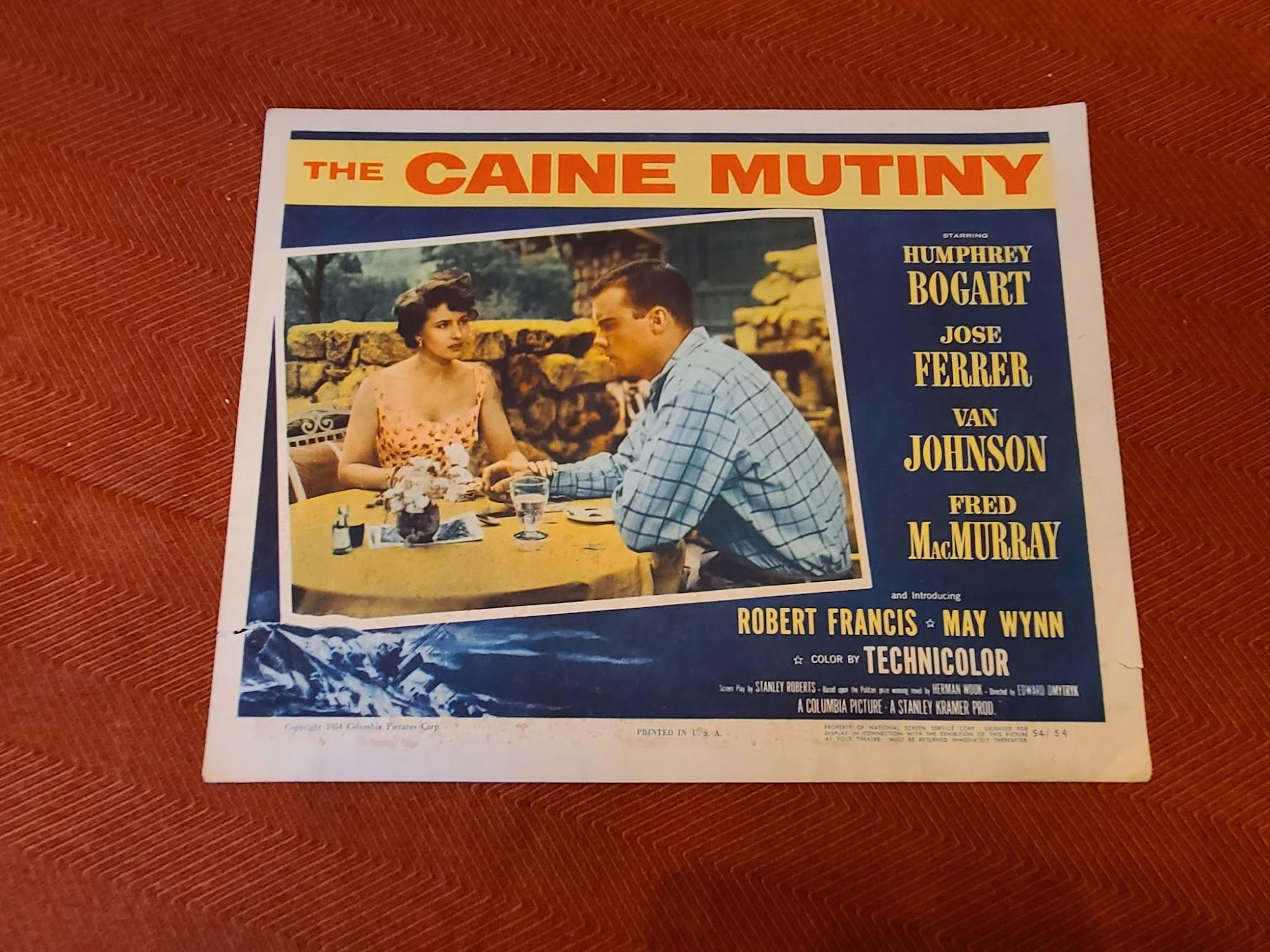 The Caine Mutiny 1954 Military/Aviation Lobby Cards