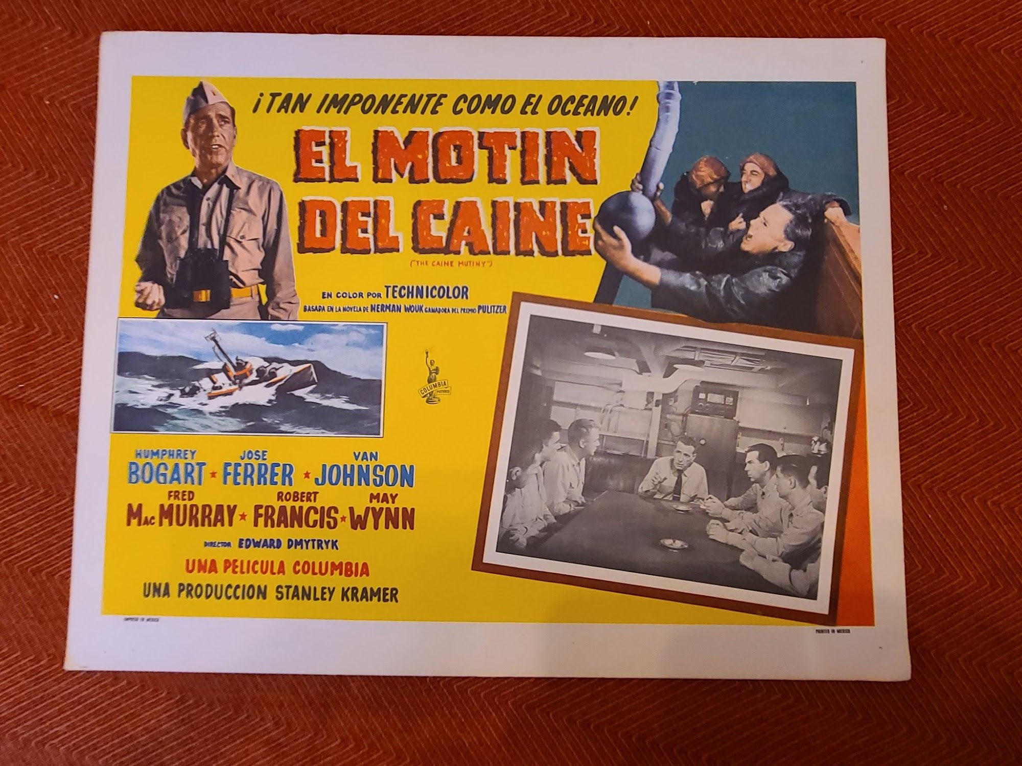 The Caine Mutiny 1954 Military/Aviation Lobby Cards